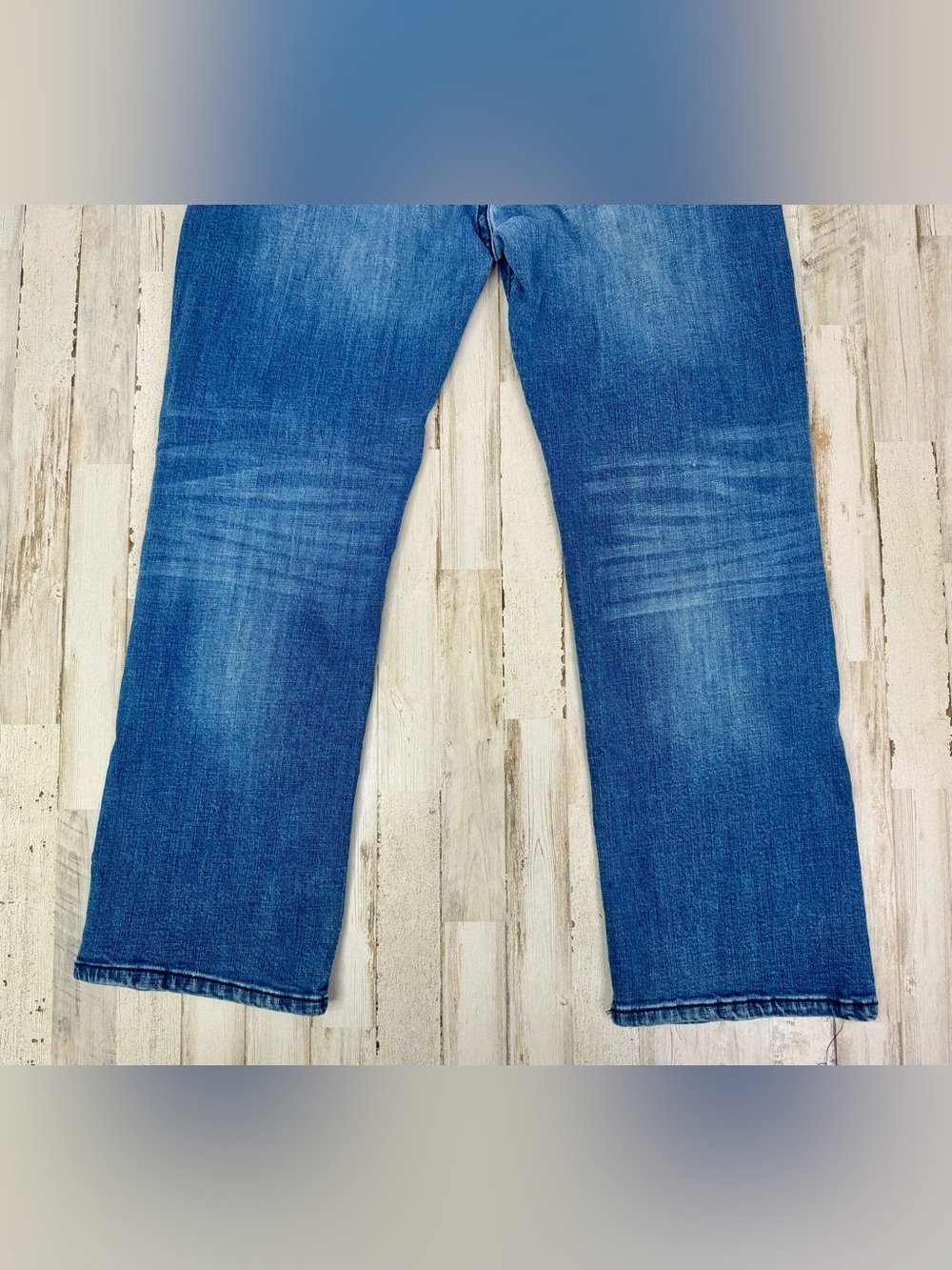 T.K. Axel Slim Boot Jeans Mens 38x31 Blue Denim Embroidery Western - Picture 12 of 12